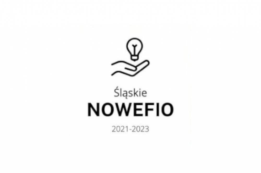 : Logotyp konkurs grantowego Śląskie NOWEFIO